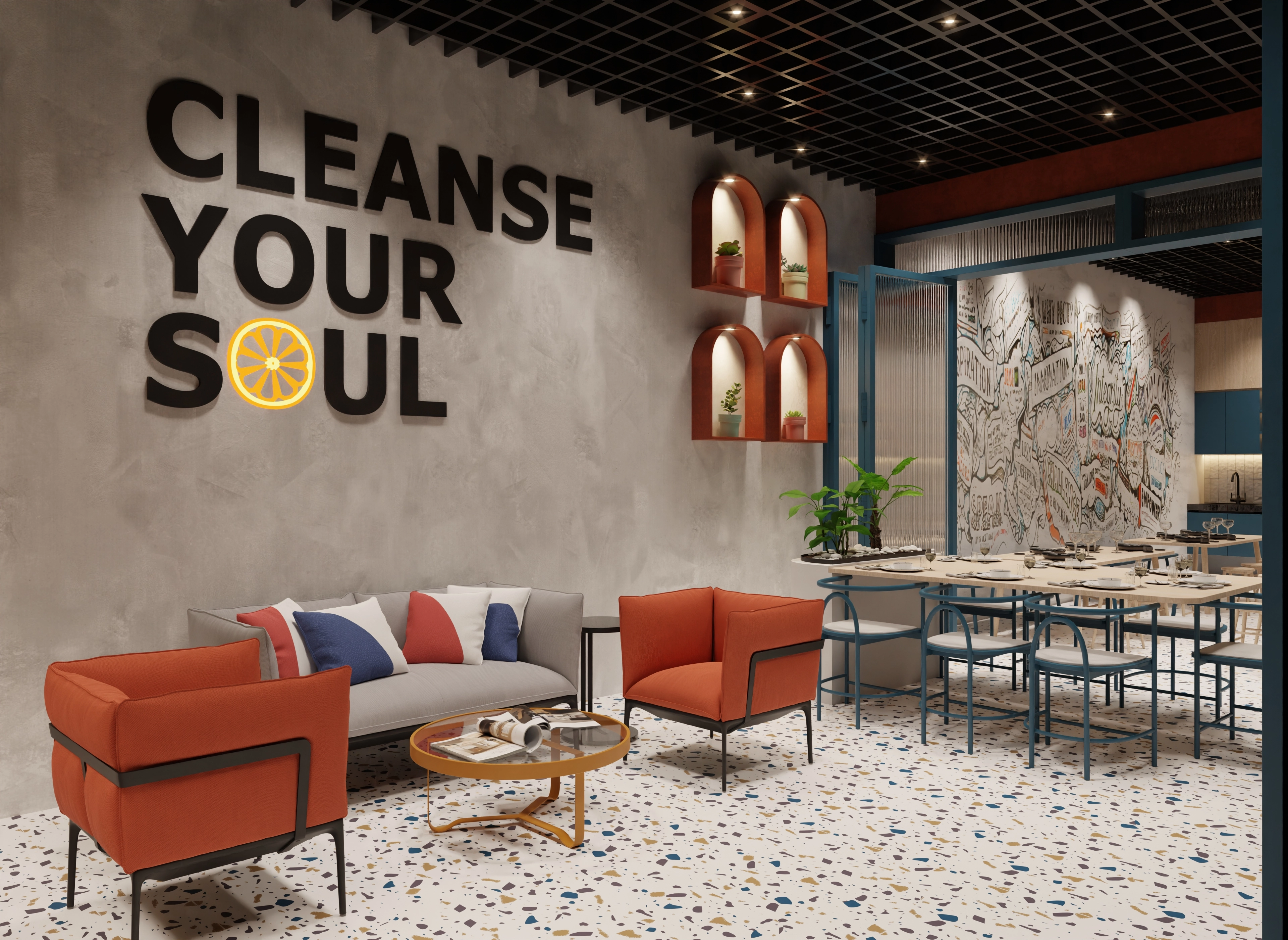 Cafe Commercial render