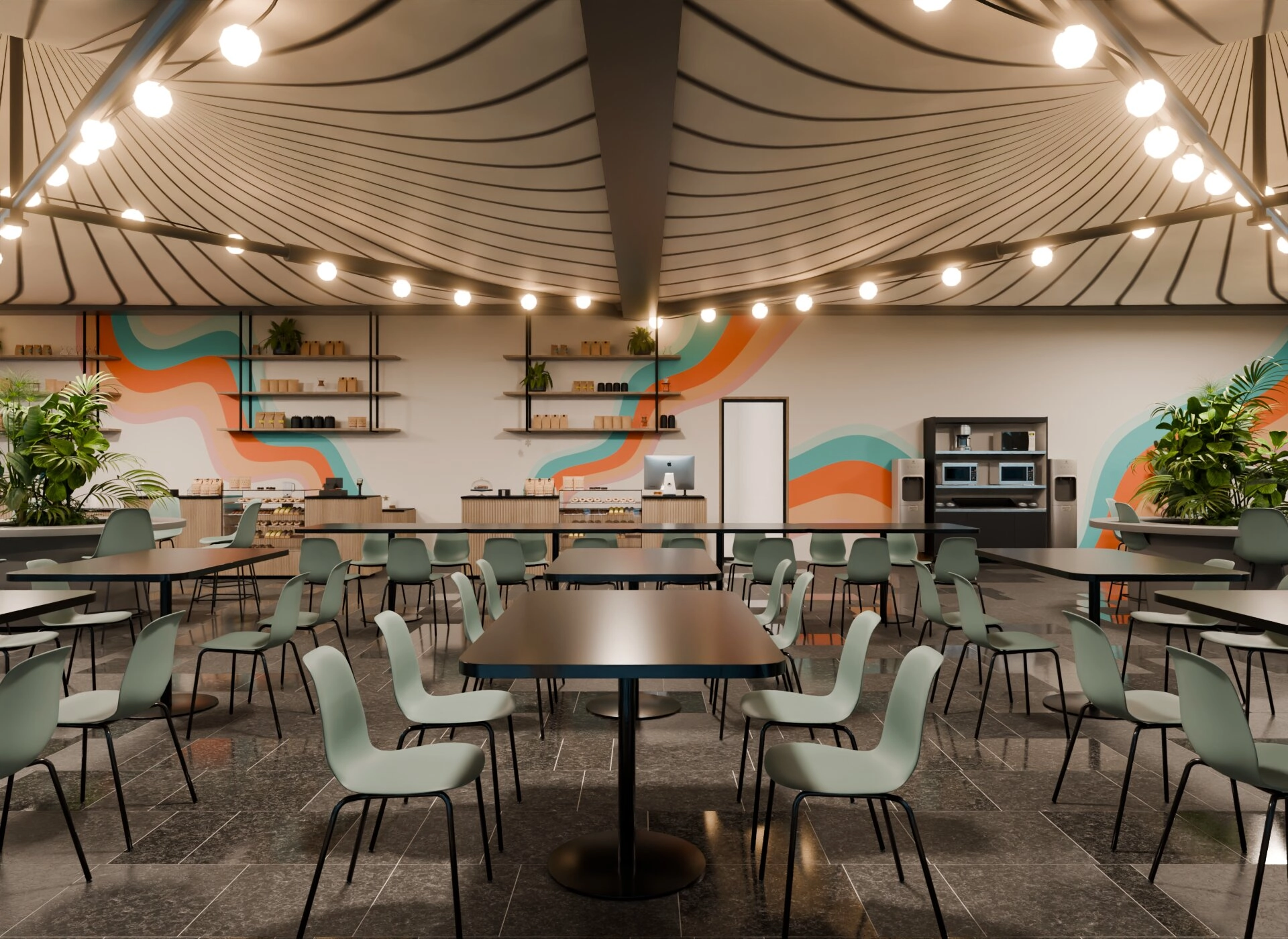 Cafe Commercial render