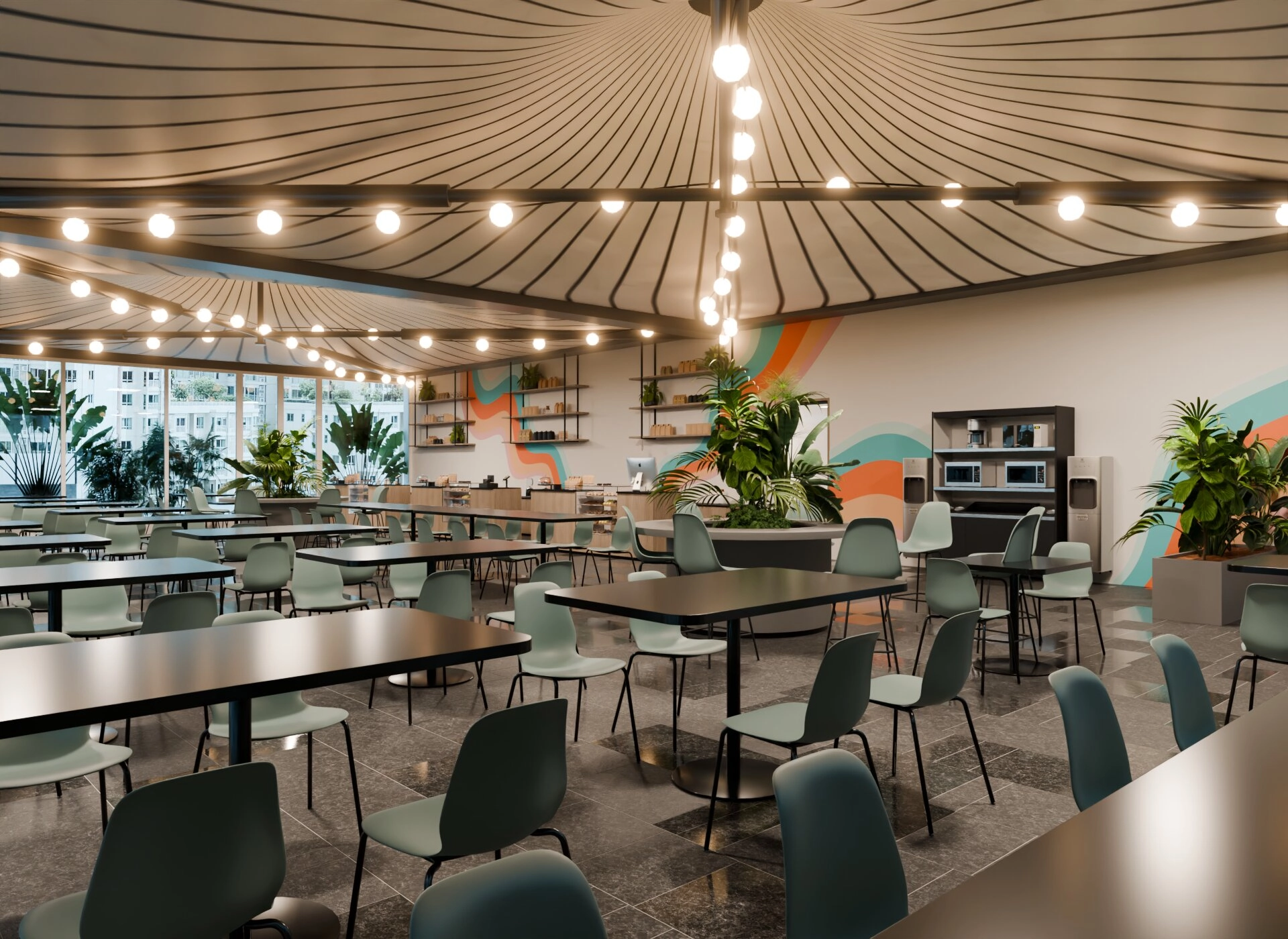Cafe Commercial render