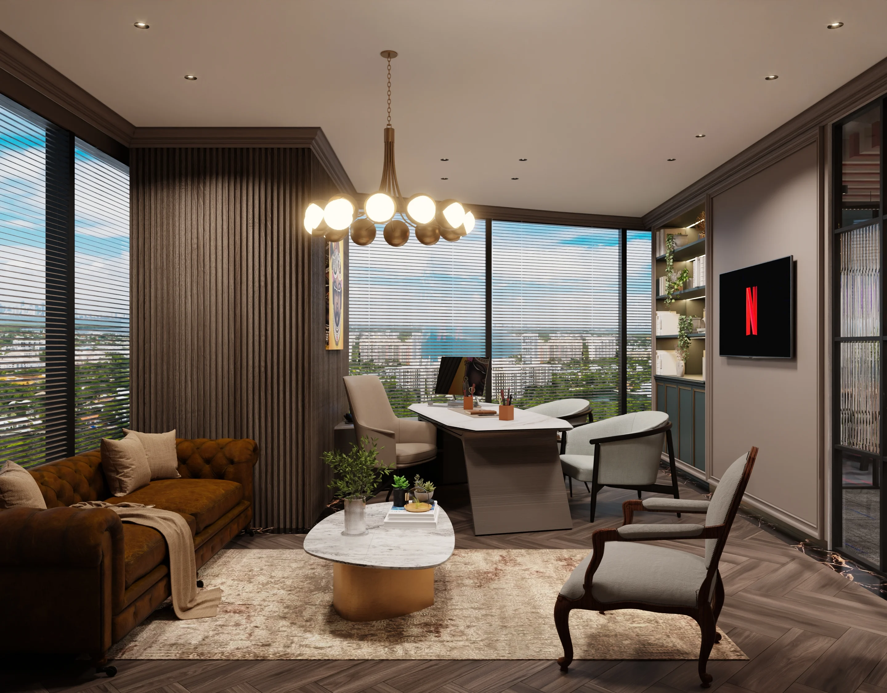 Executive Cabin Commercial render