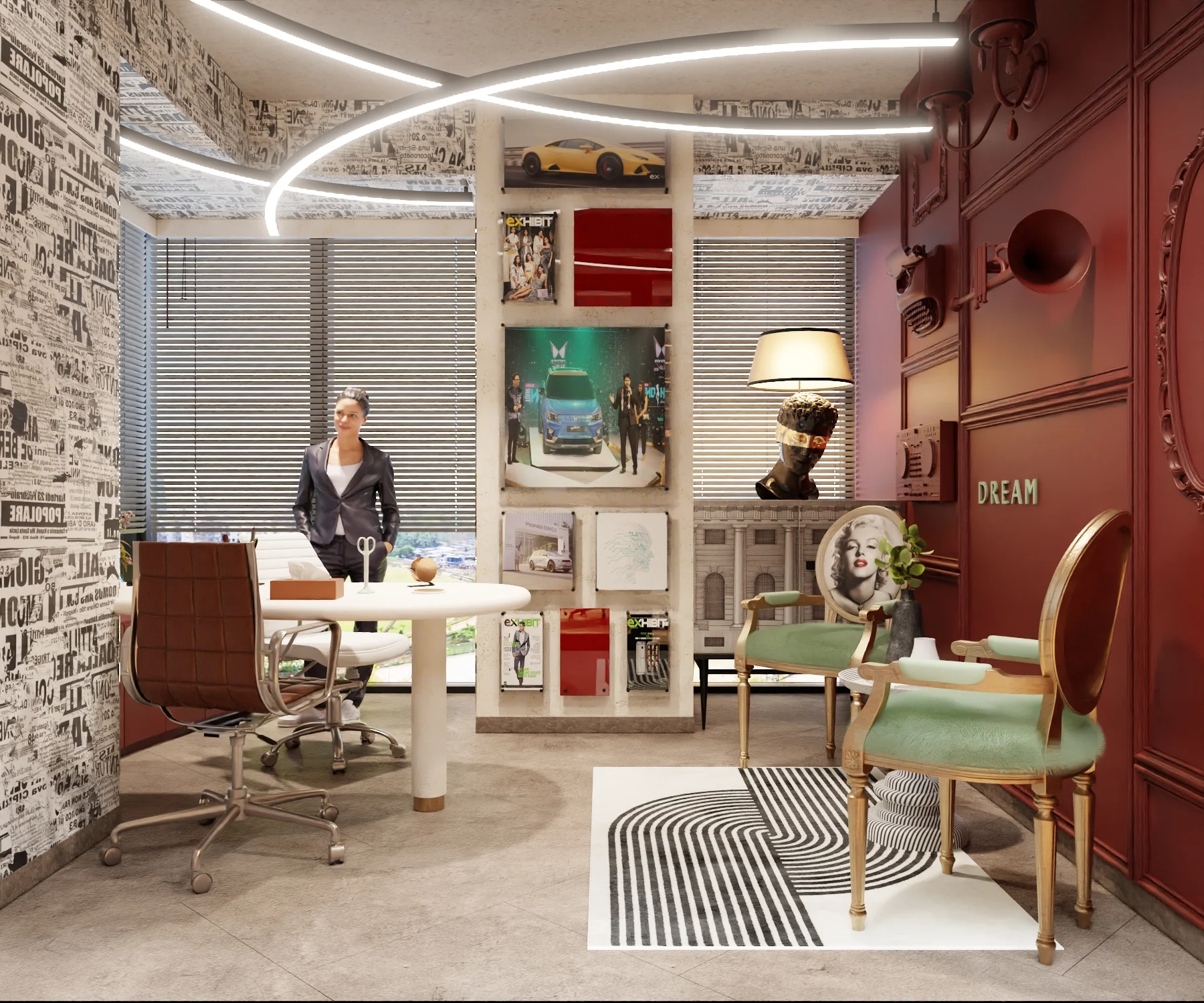 Executive Cabin Commercial render