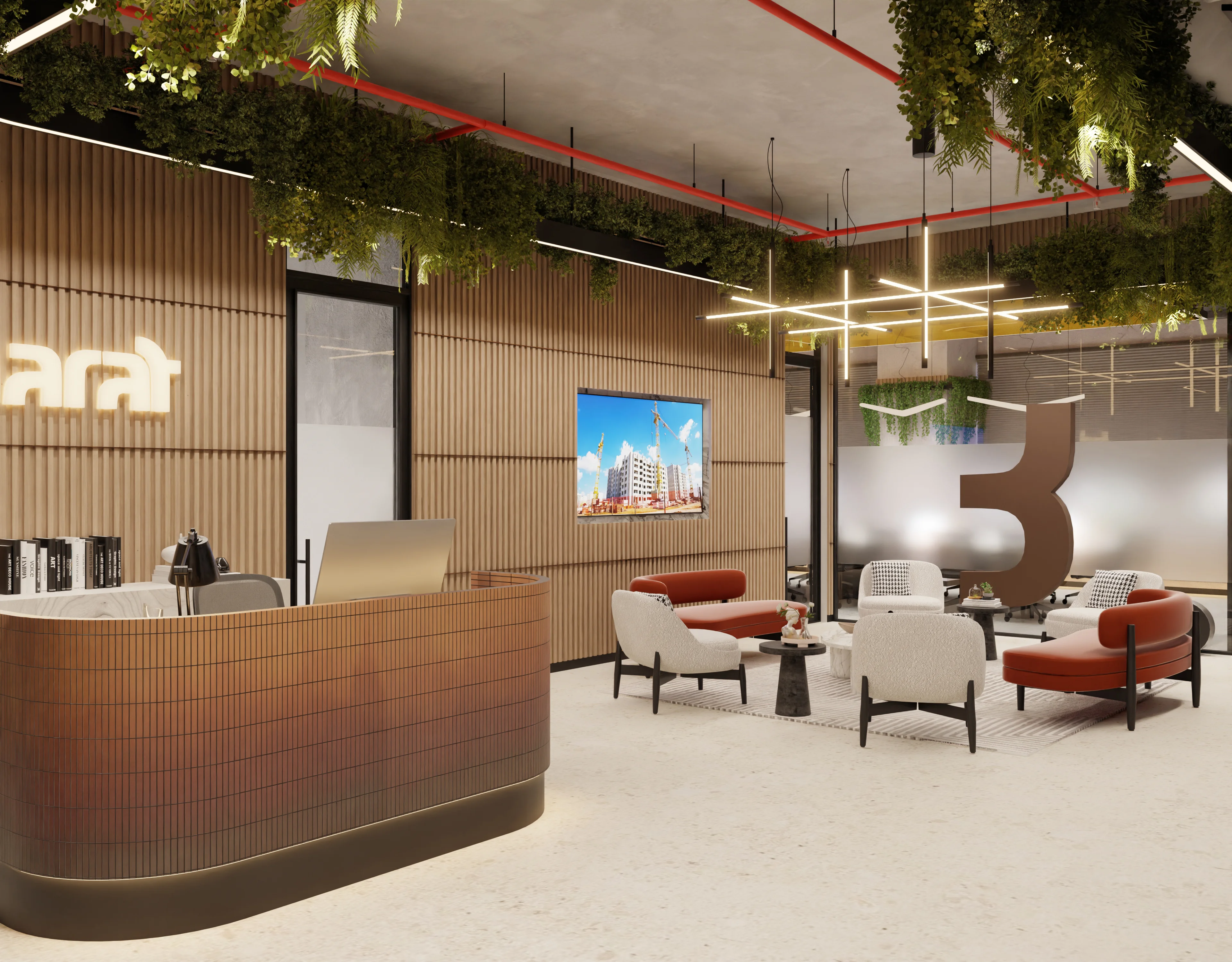 Reception Commercial render