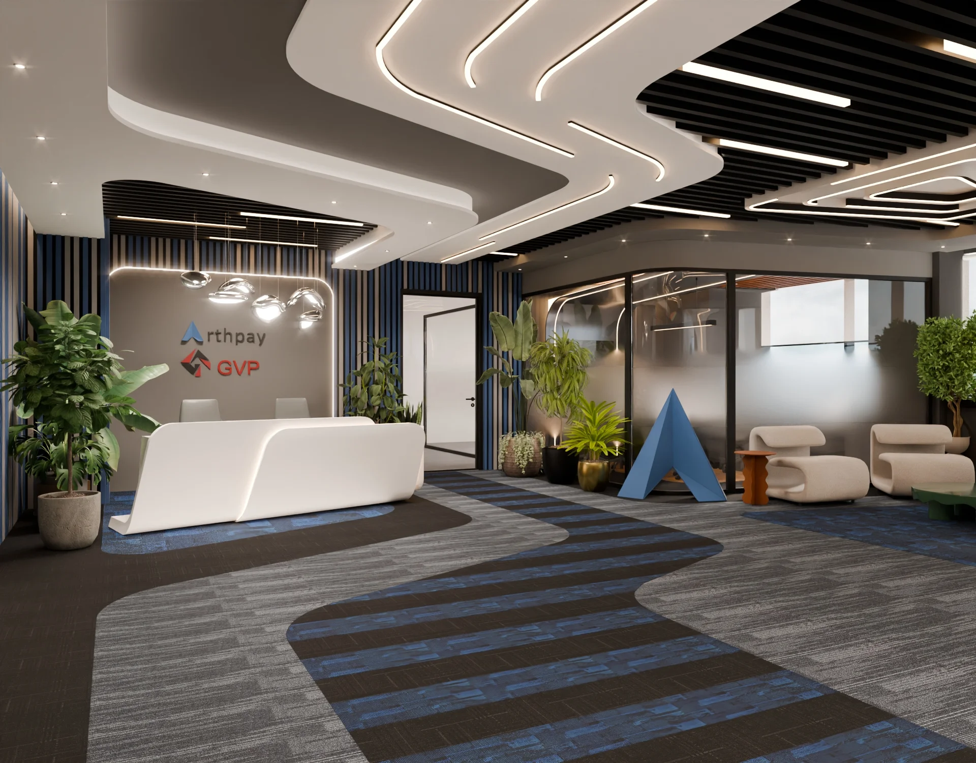 Reception Commercial render