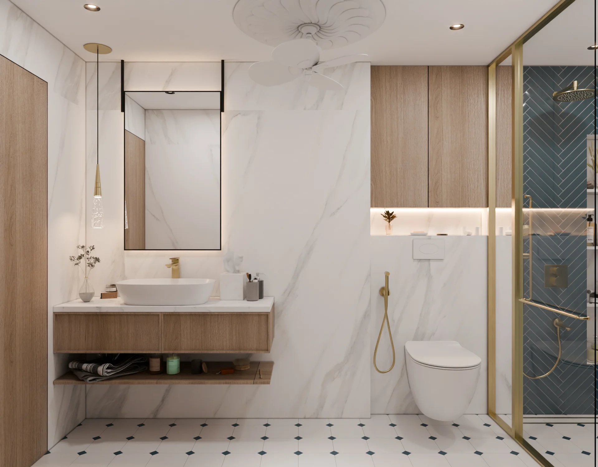 Bathroom Residential render