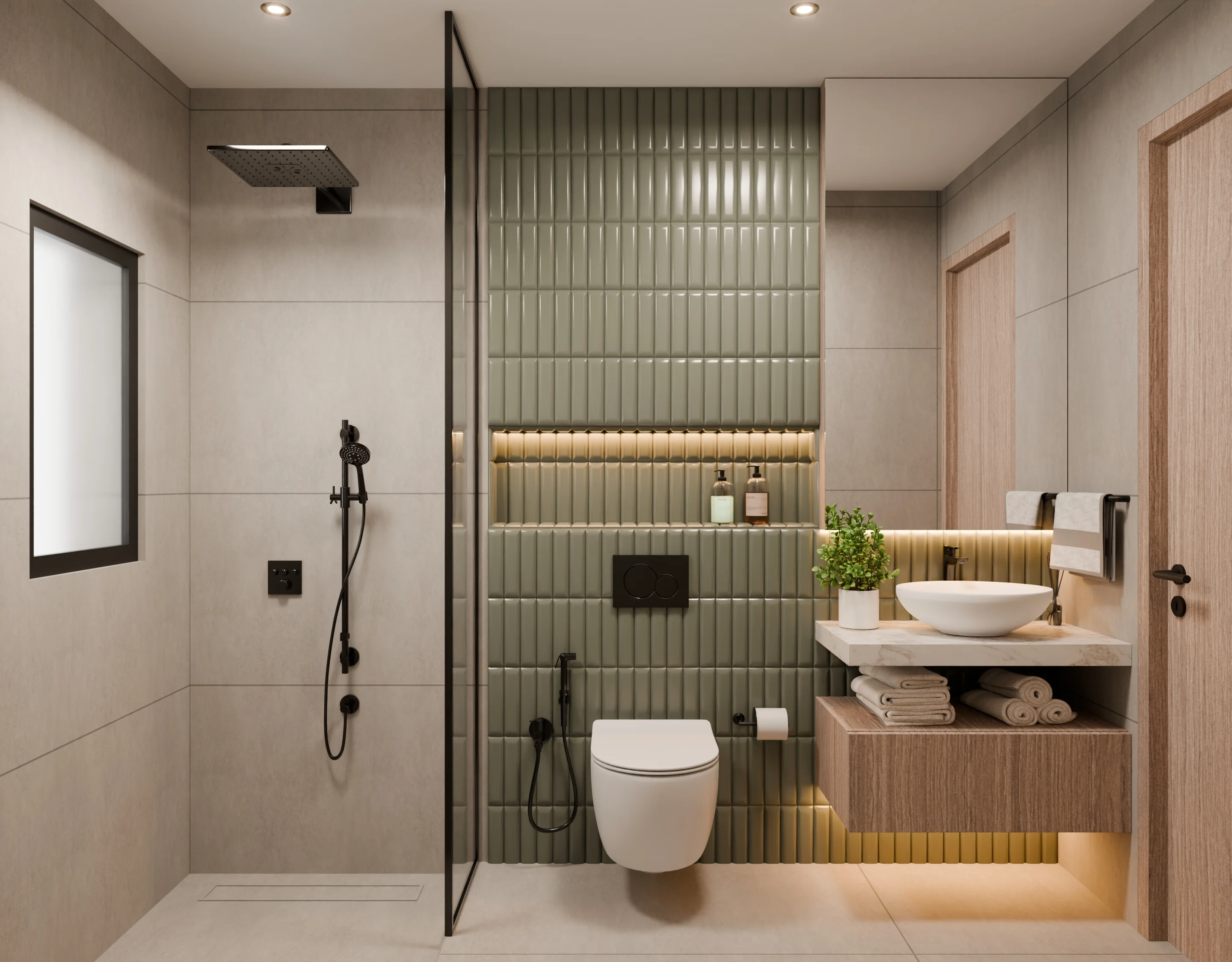 Bathroom Residential render