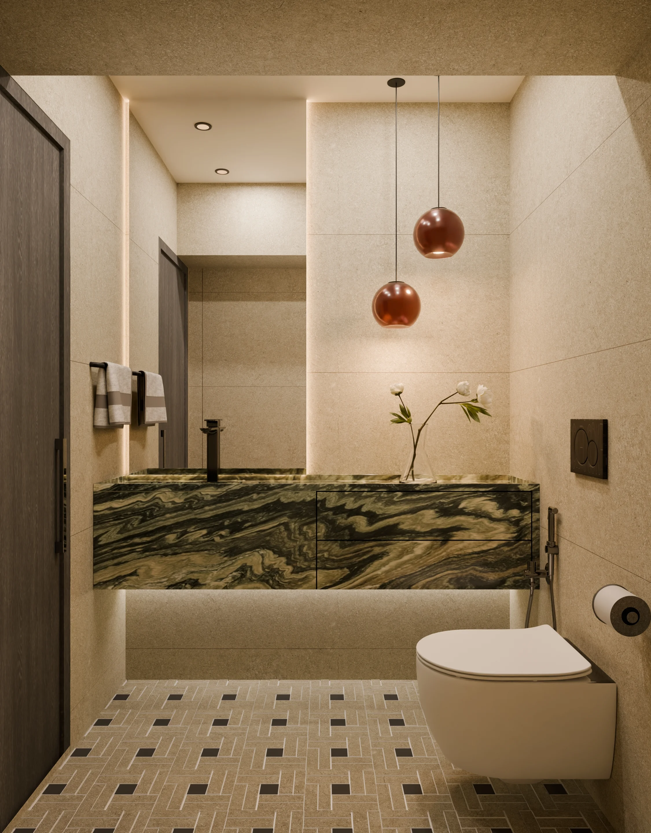 Bathroom Residential render