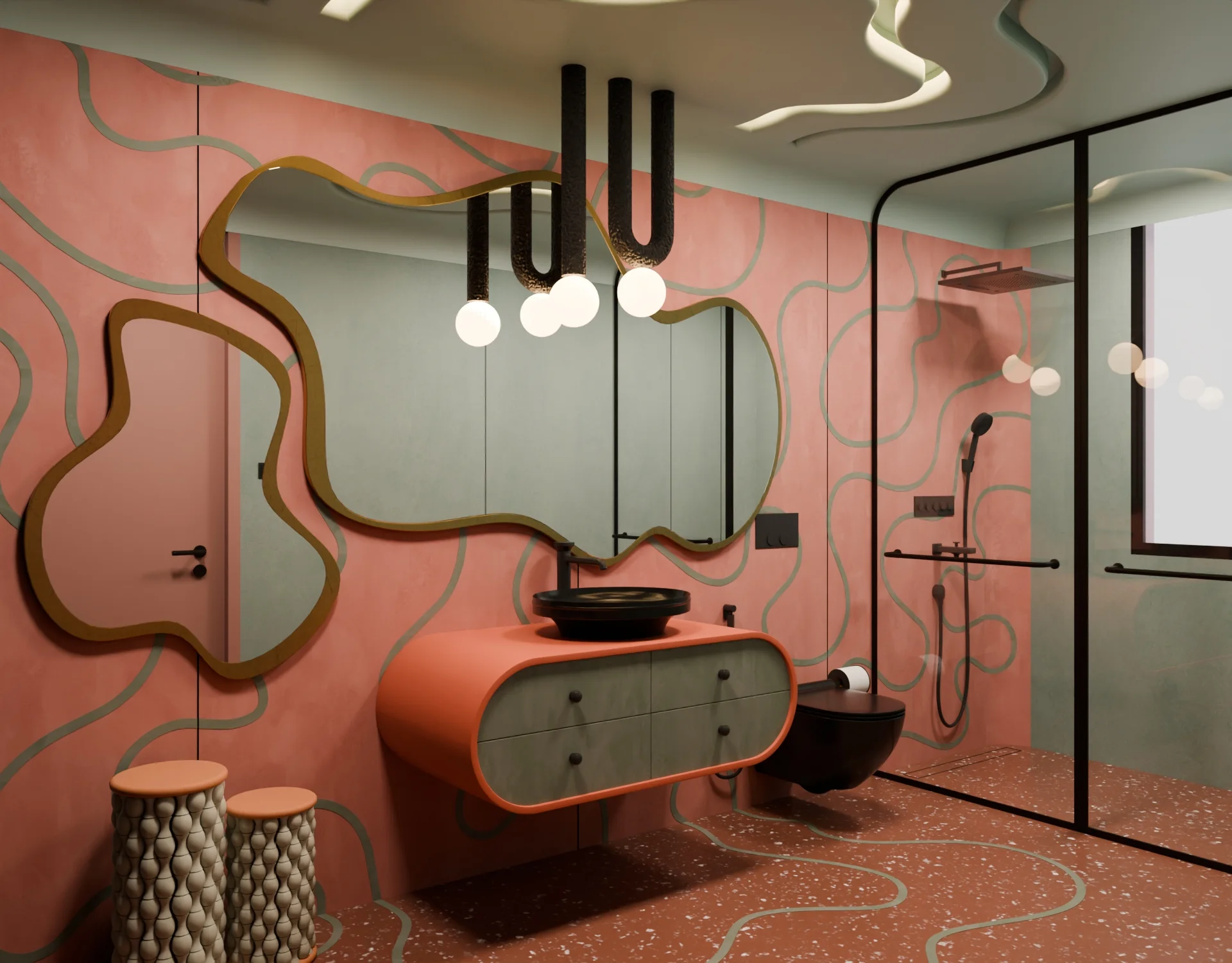 Bathroom Residential render
