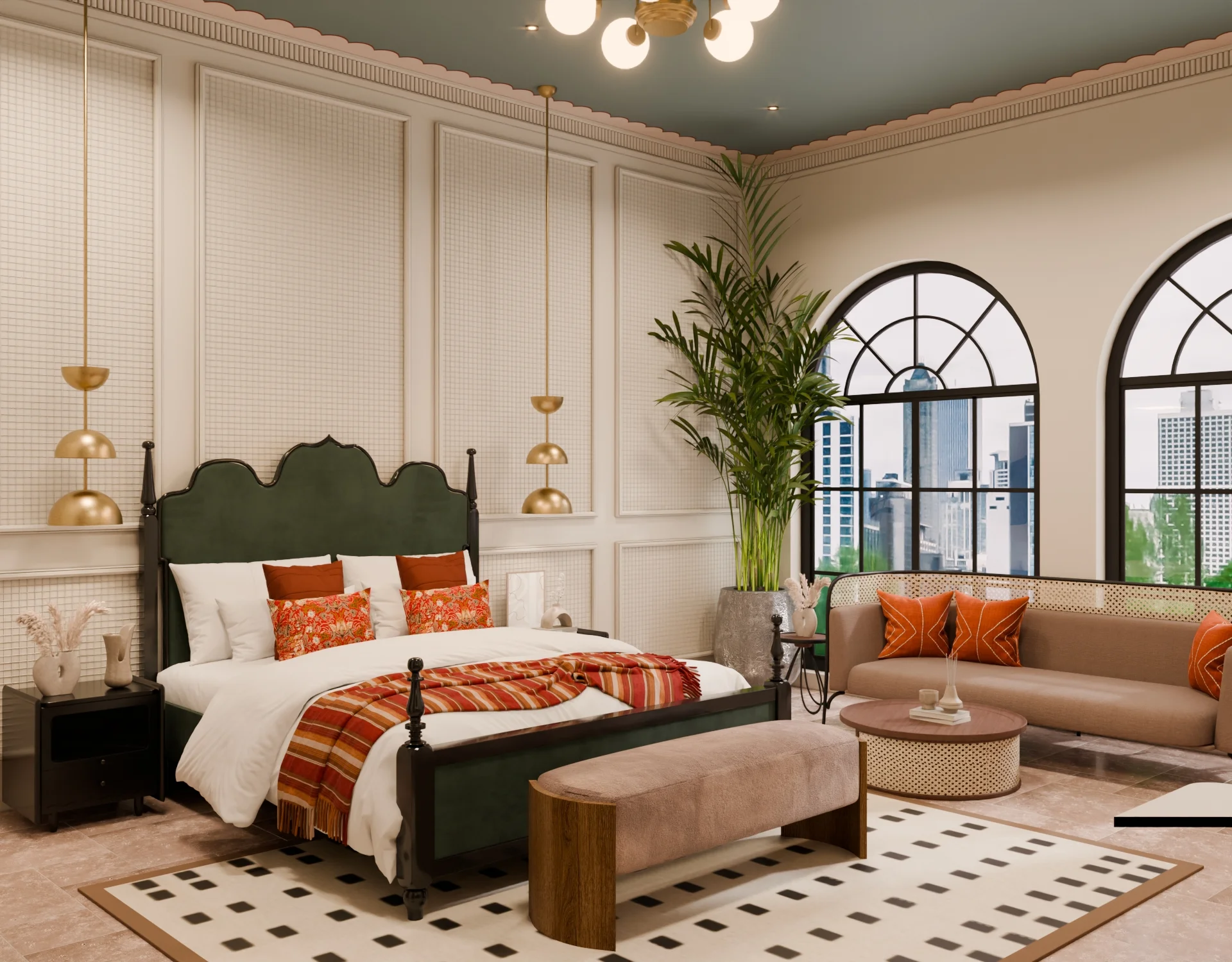 Bedroom Residential render