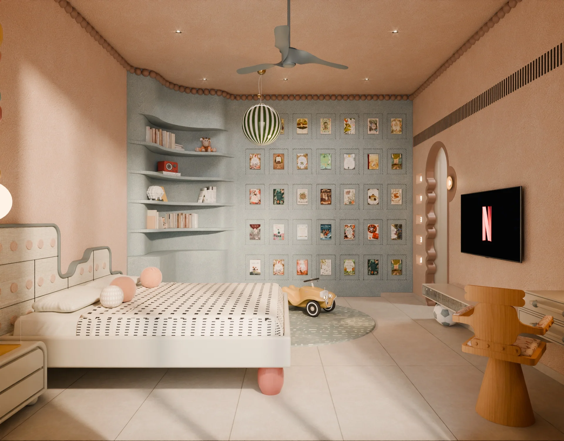 Bedroom Residential render