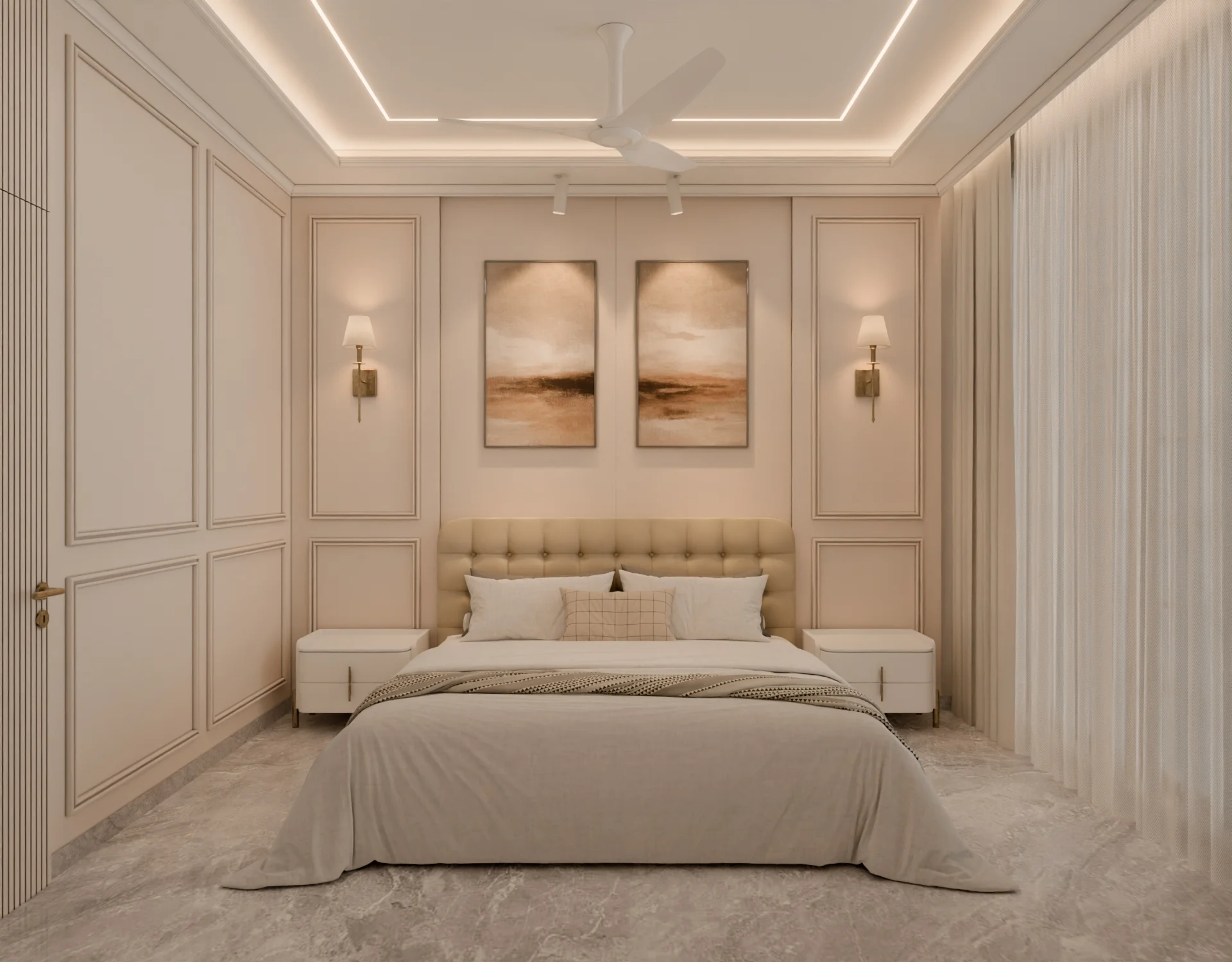 Bedroom Residential render