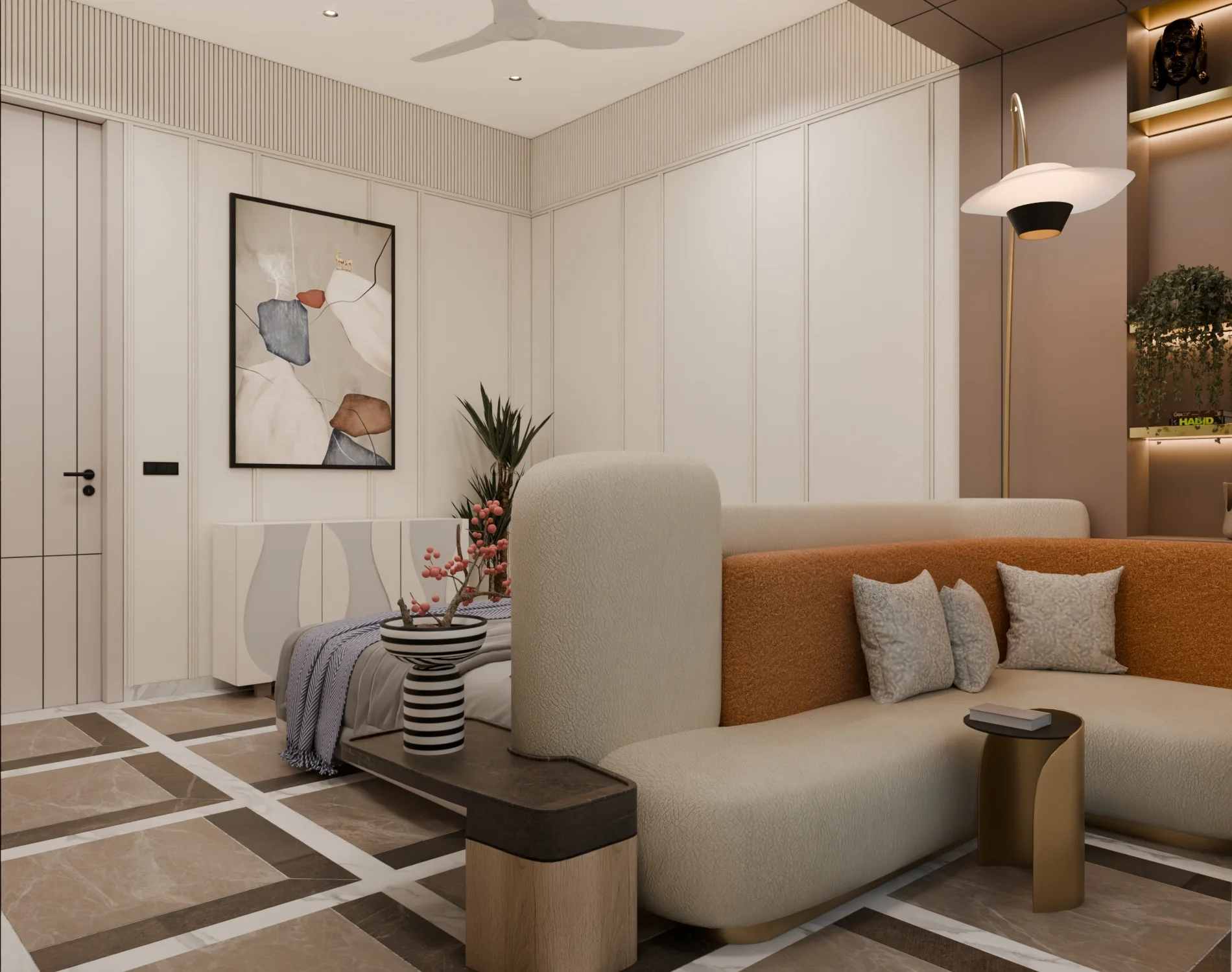 Bedroom Residential render