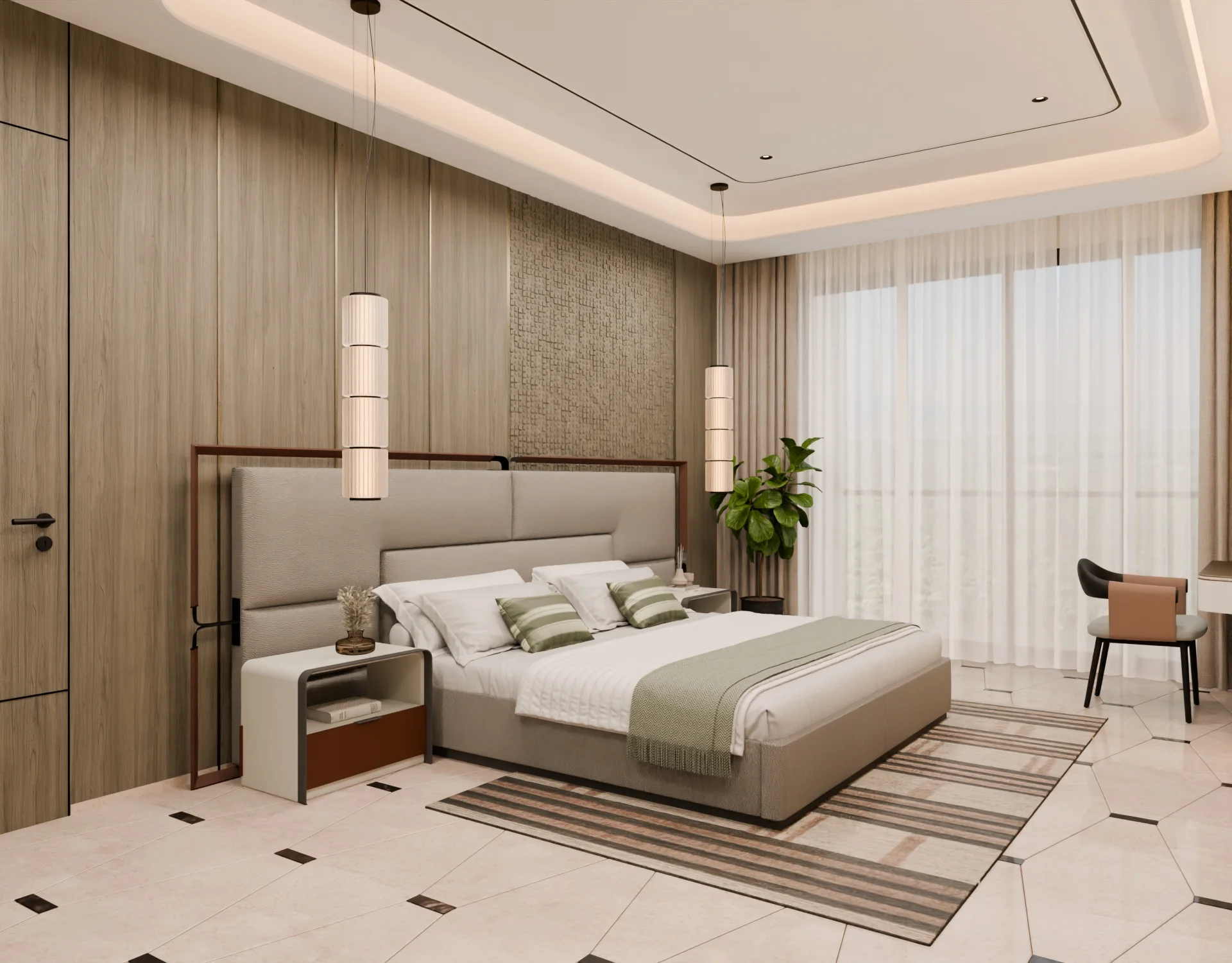 Bedroom Residential render