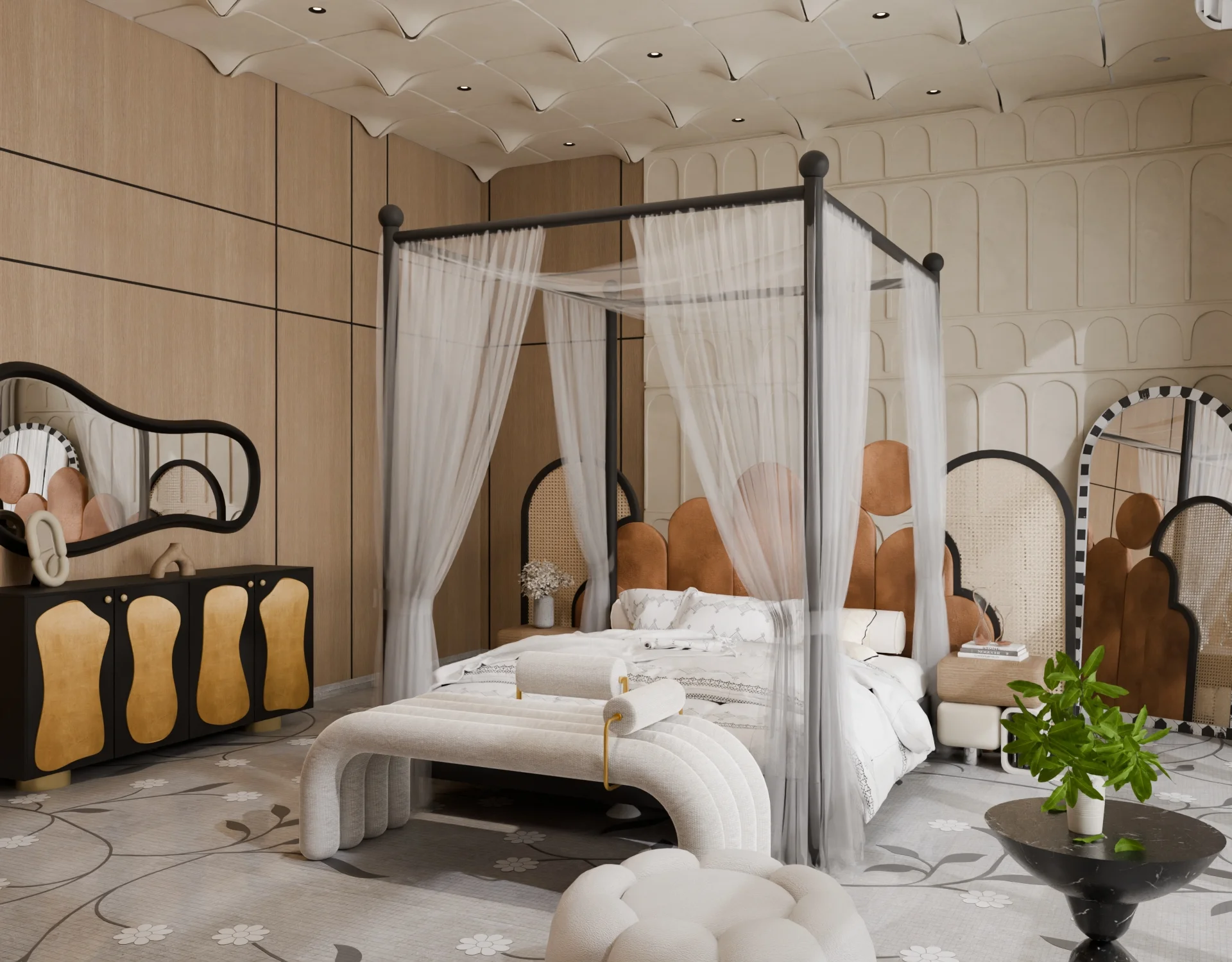 Bedroom Residential render