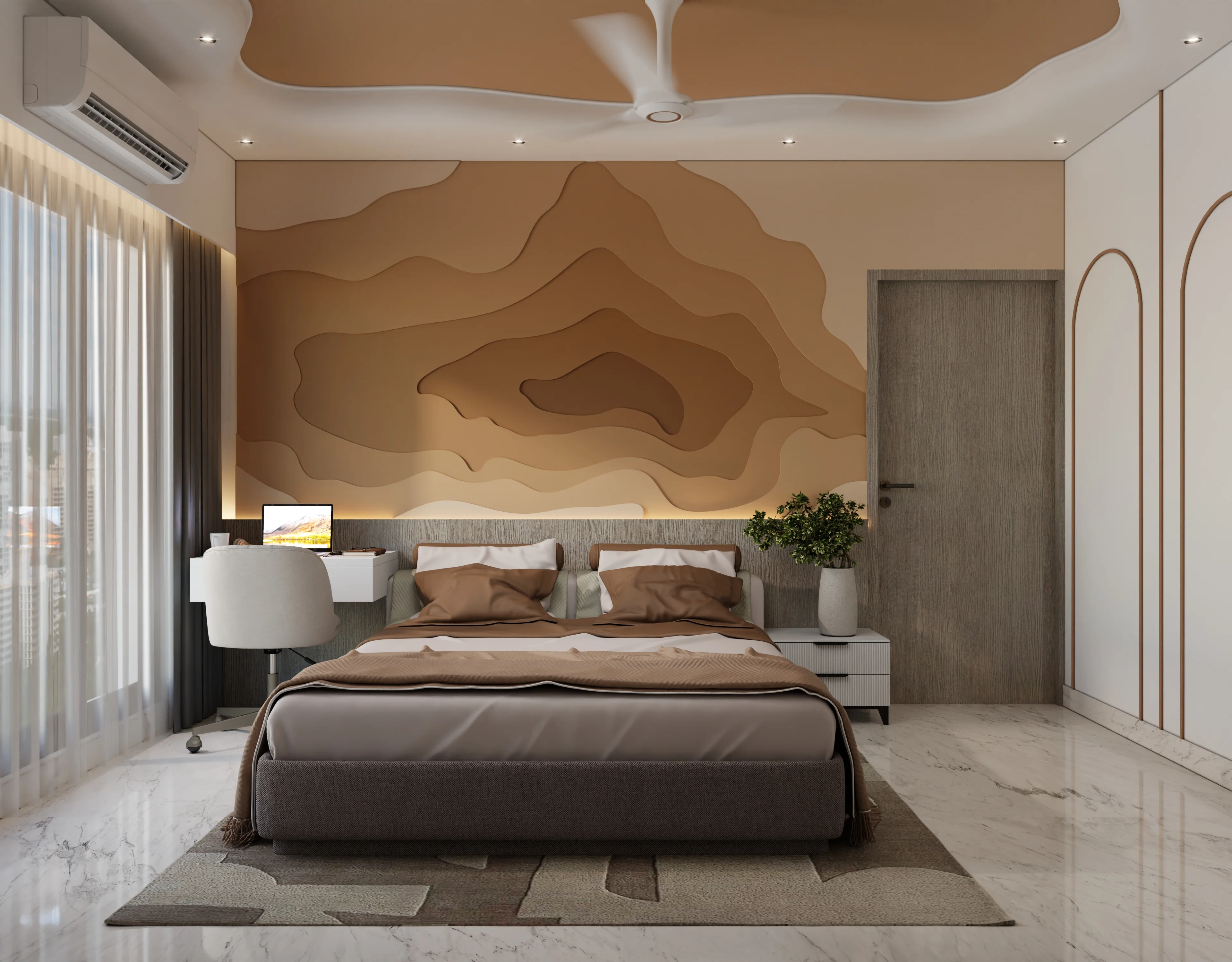 Bedroom Residential render