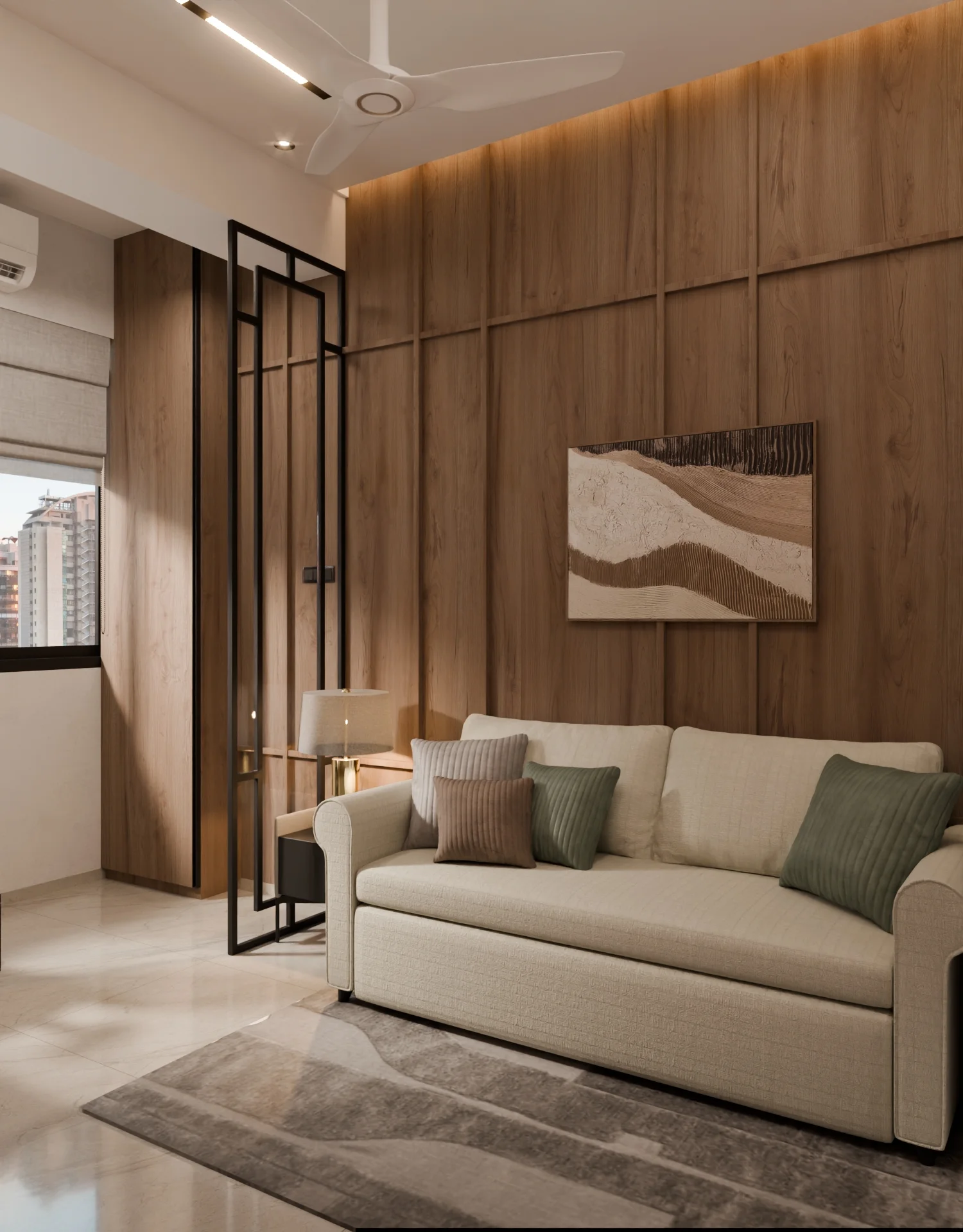 Den Room Residential render
