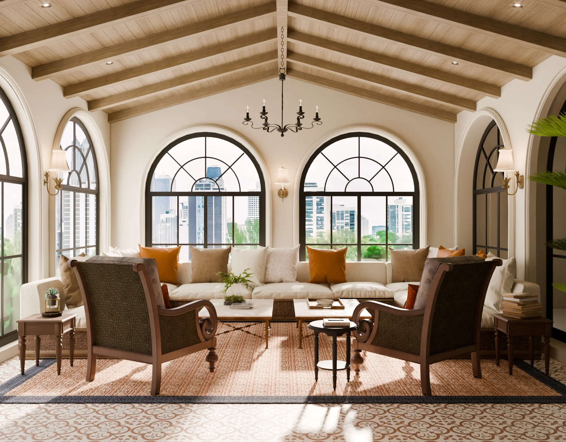 Den Room Residential render