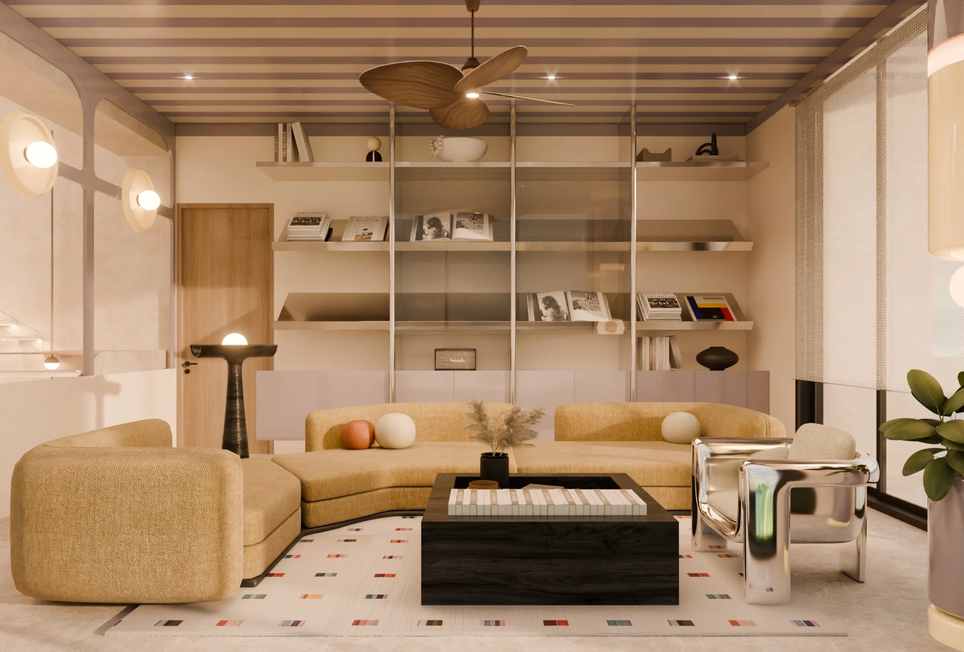 Den Room Residential render