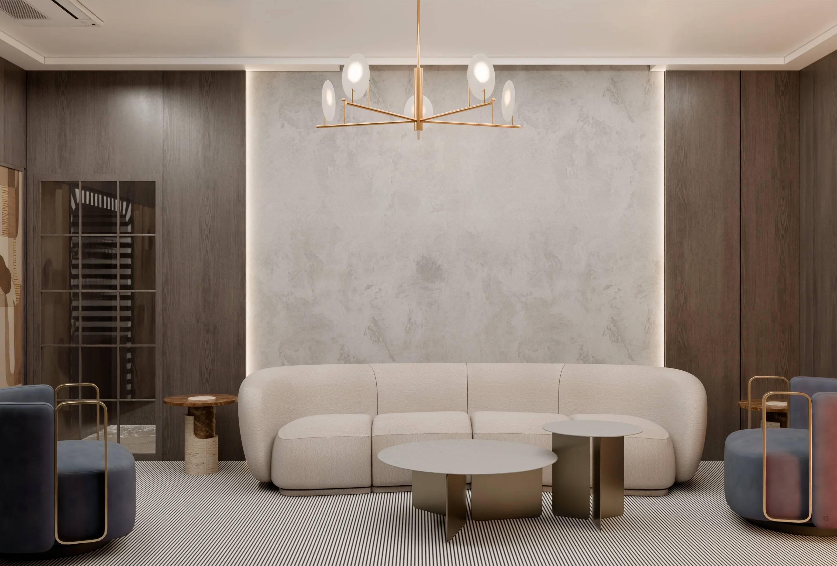 Den Room Residential render