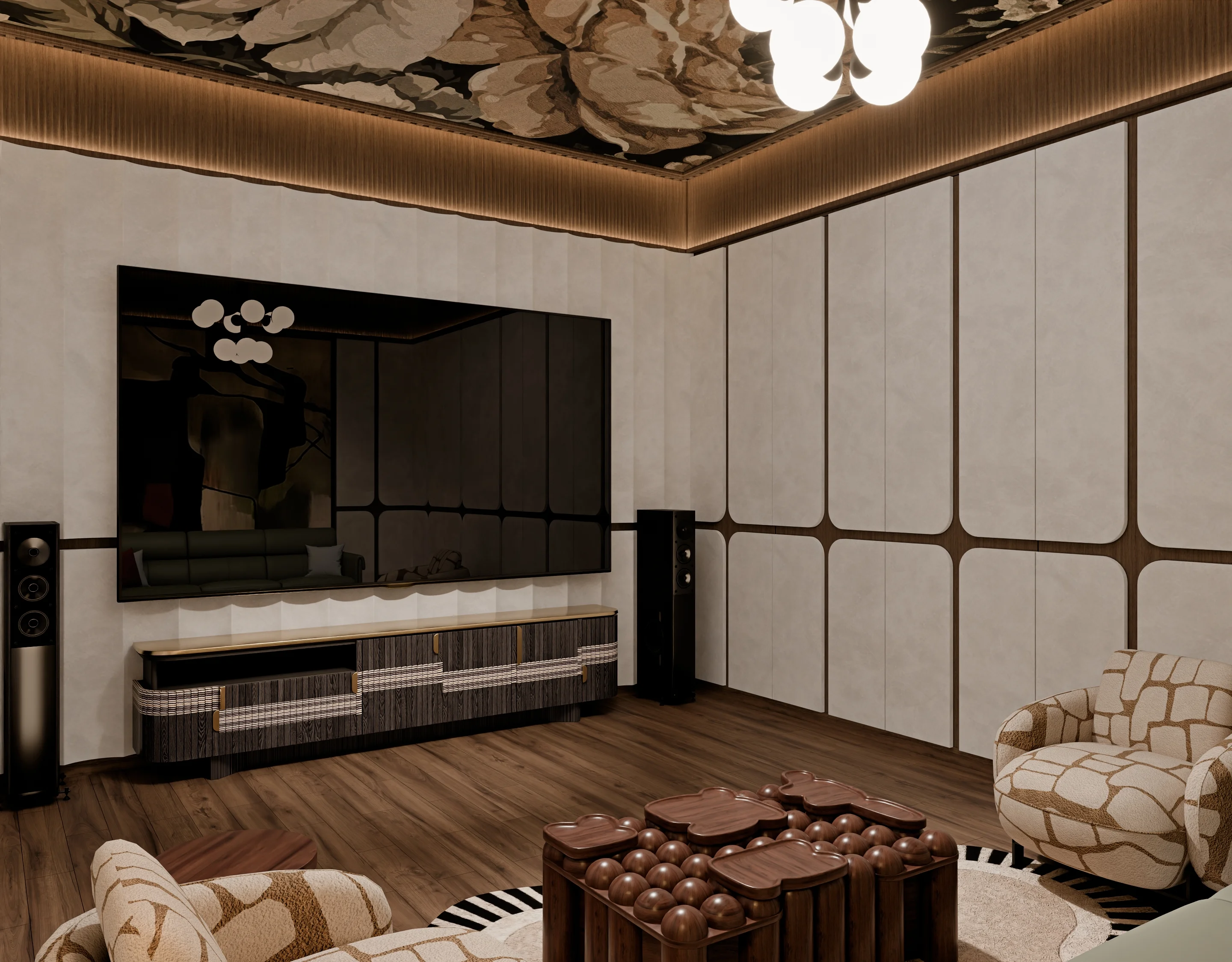 Den Room Residential render