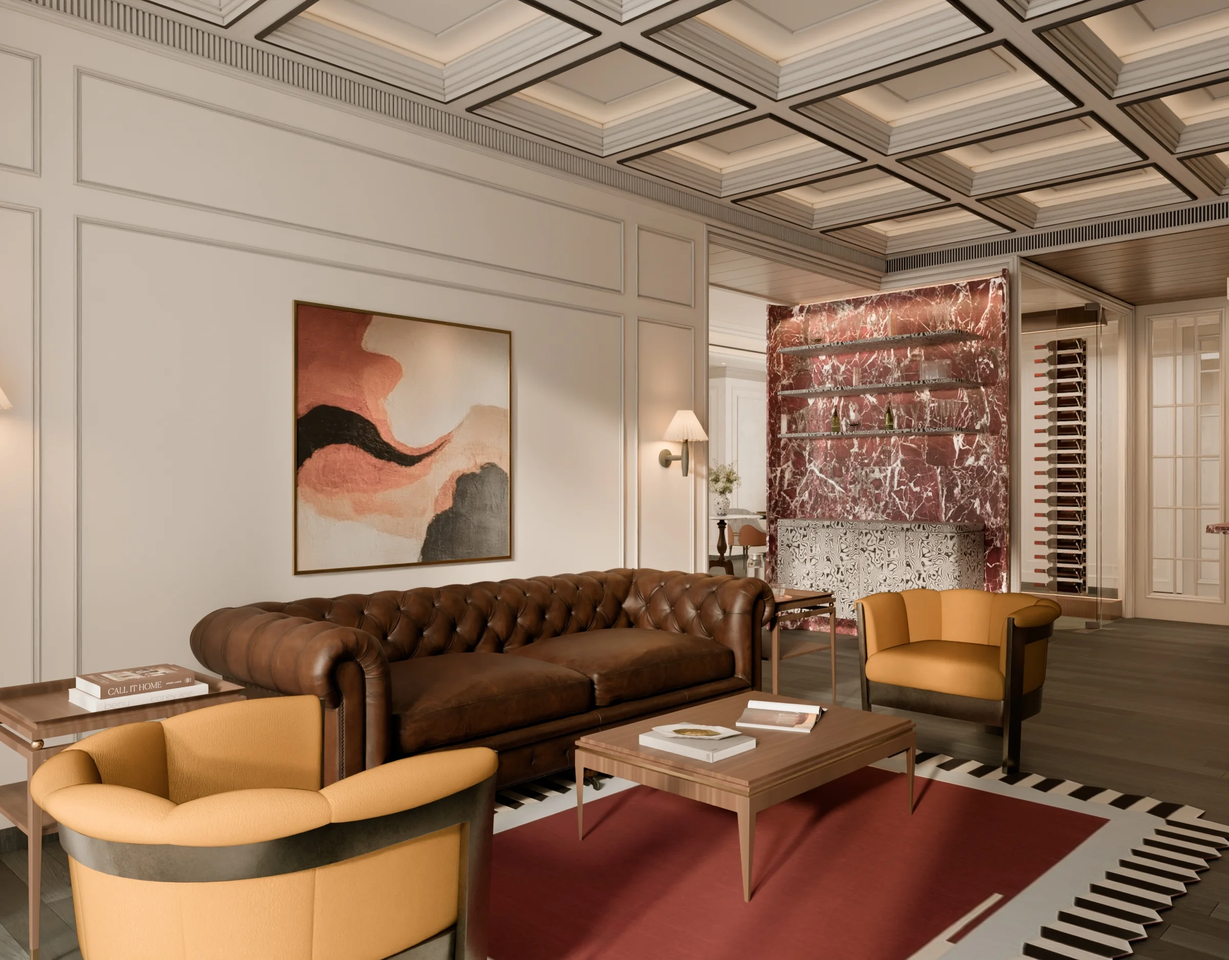 Den Room Residential render