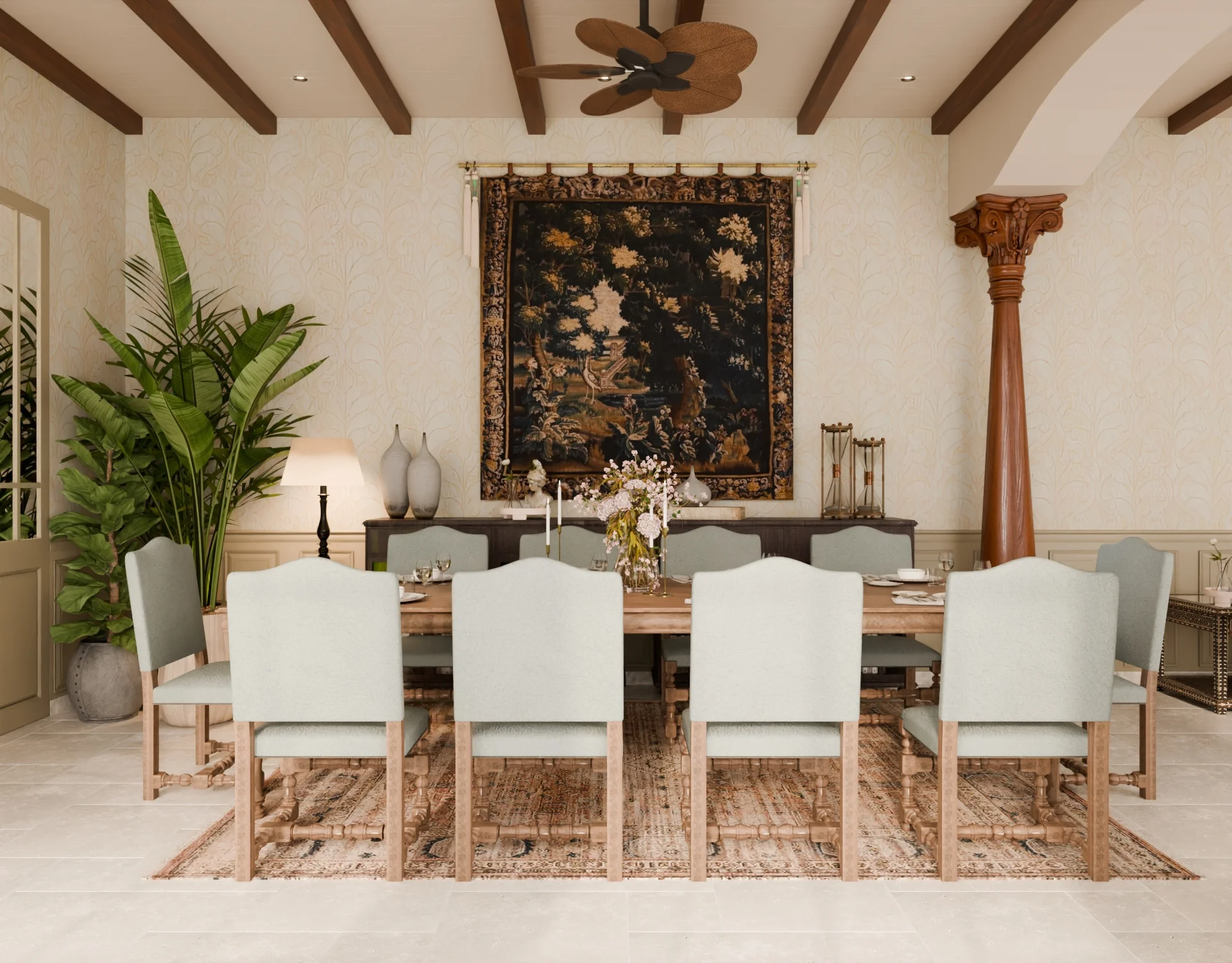 Dining Area Residential render
