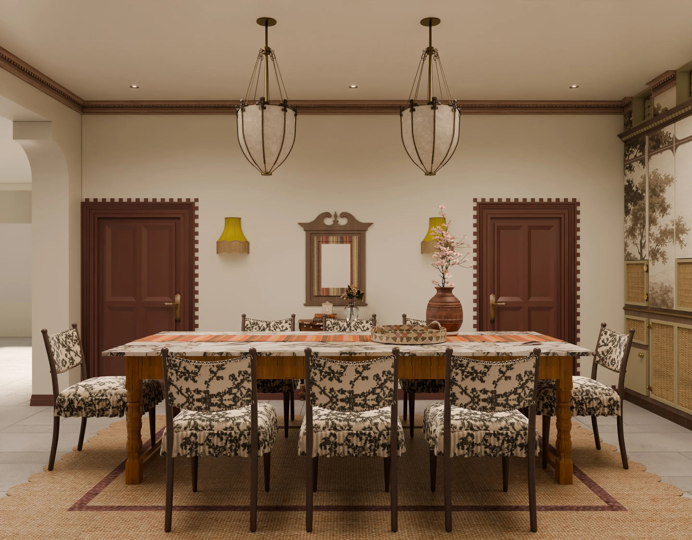Dining Area Residential render