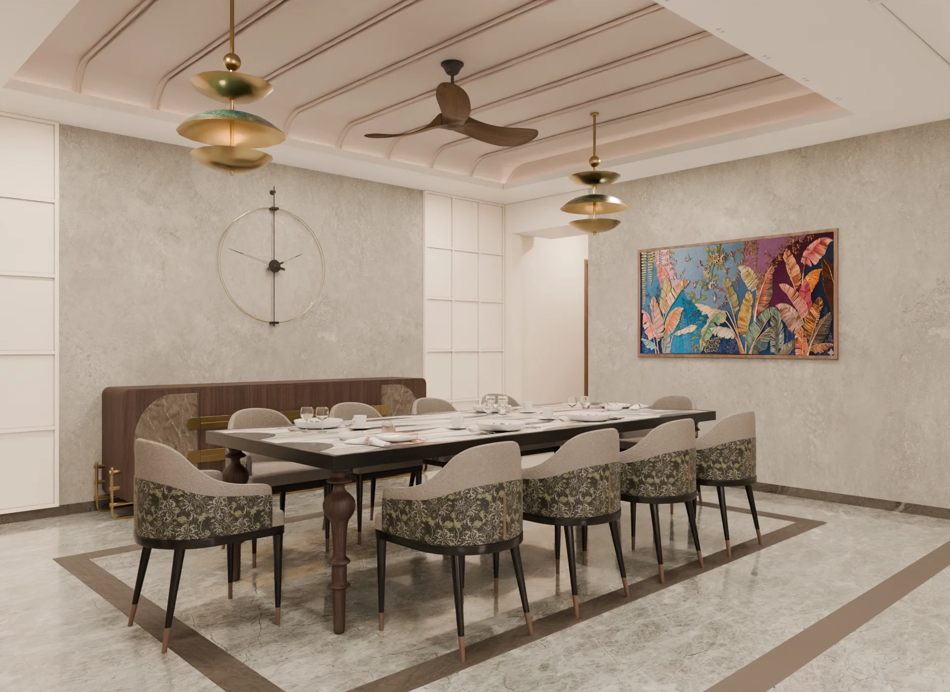 Dining Area Residential render