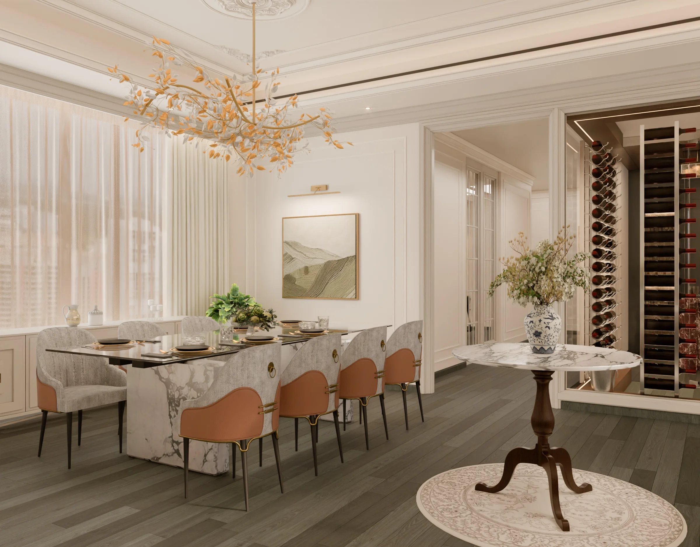 Dining Area Residential render