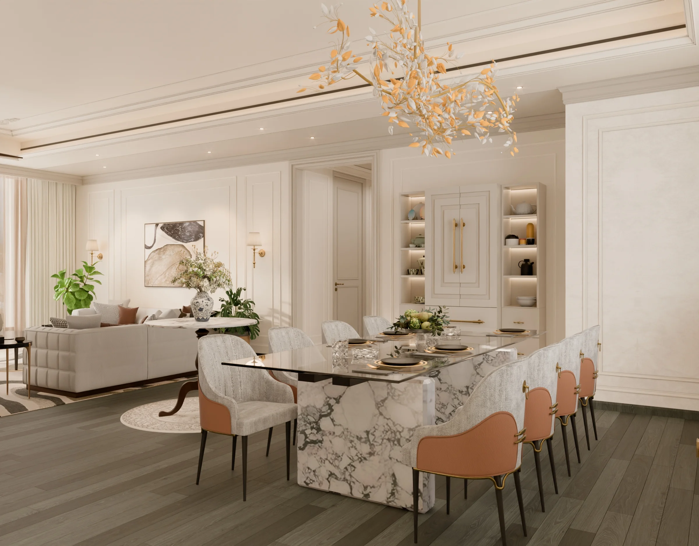 Dining Area Residential render