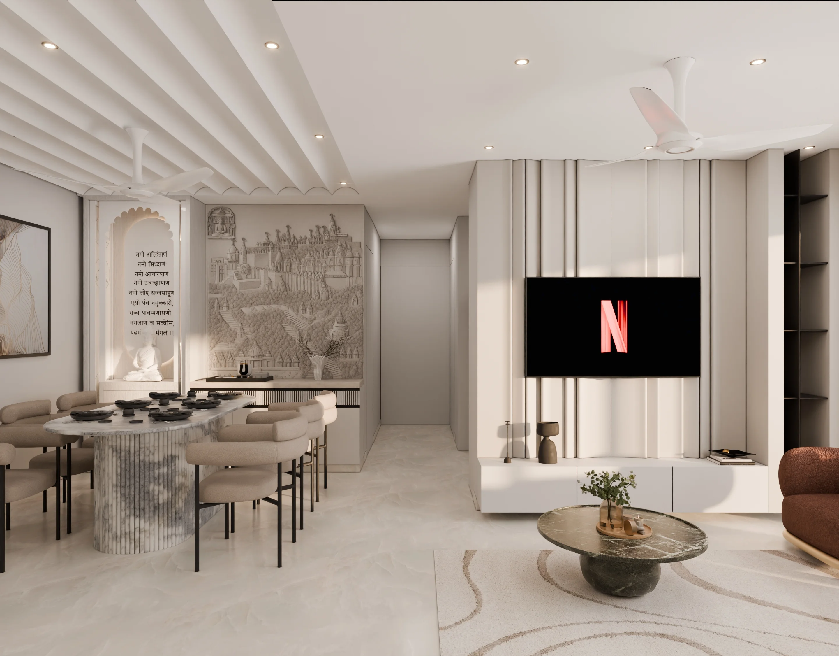 Dining Area Residential render