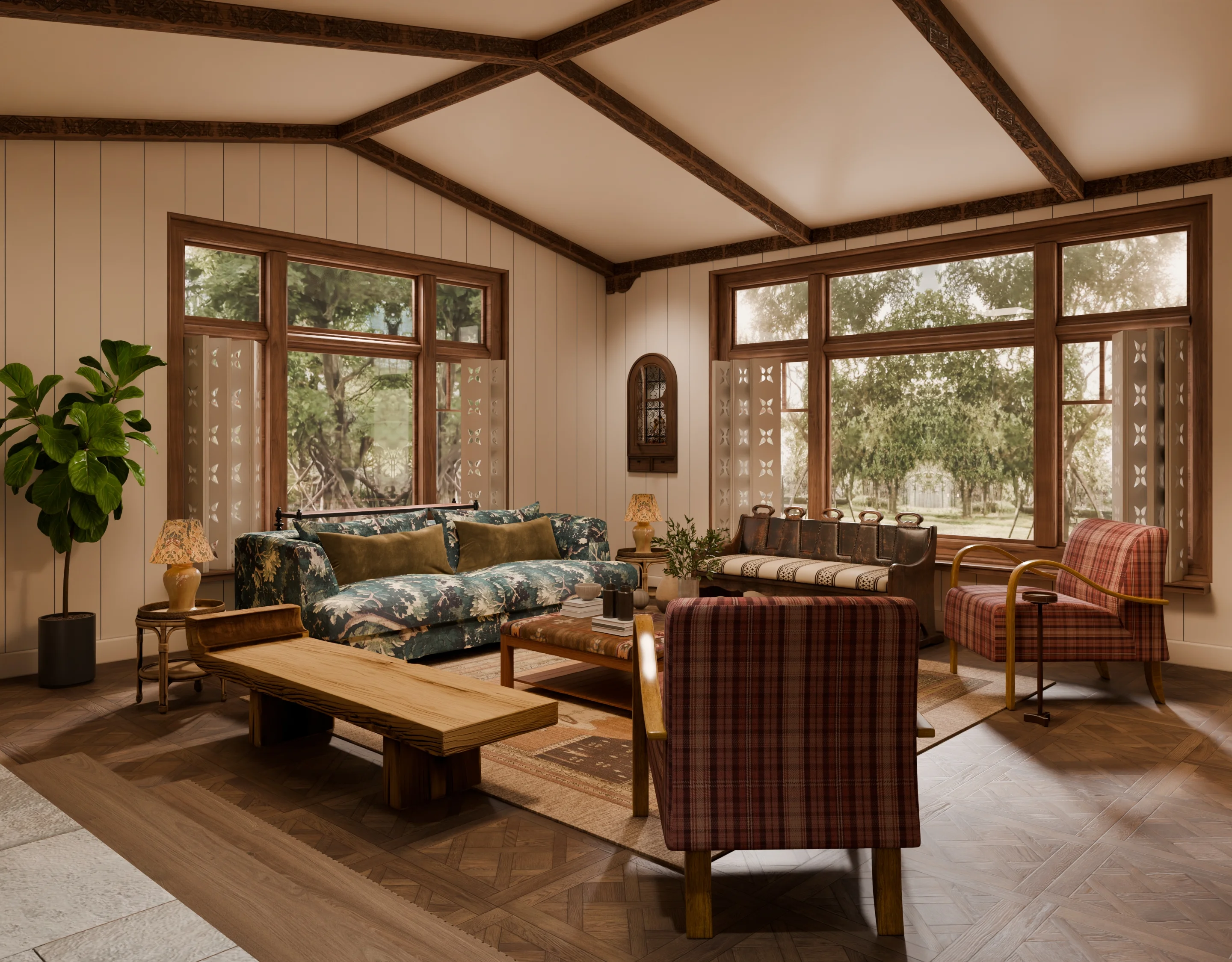 Living Room Residential render