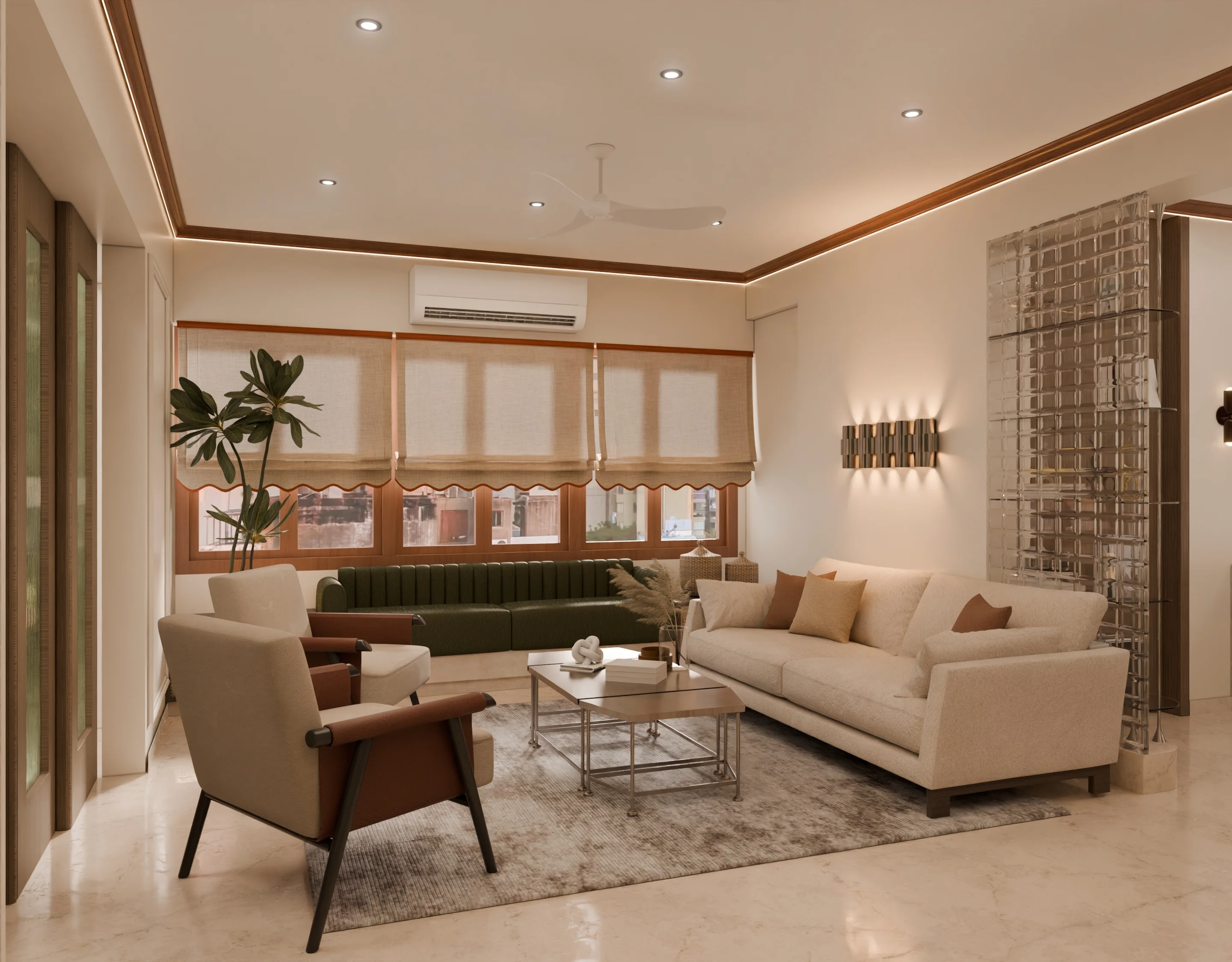 Living Room Residential render