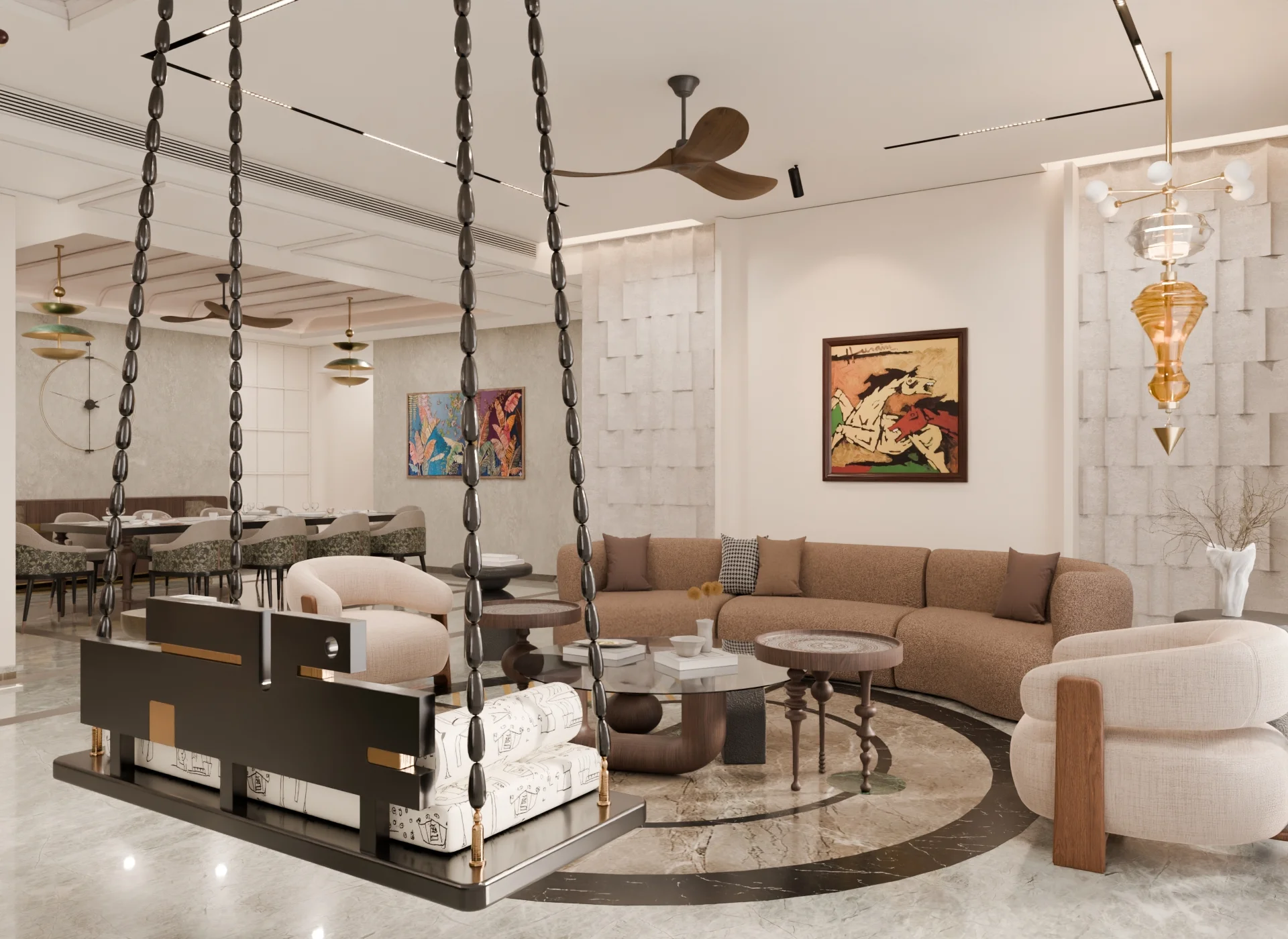 Living Room Residential render