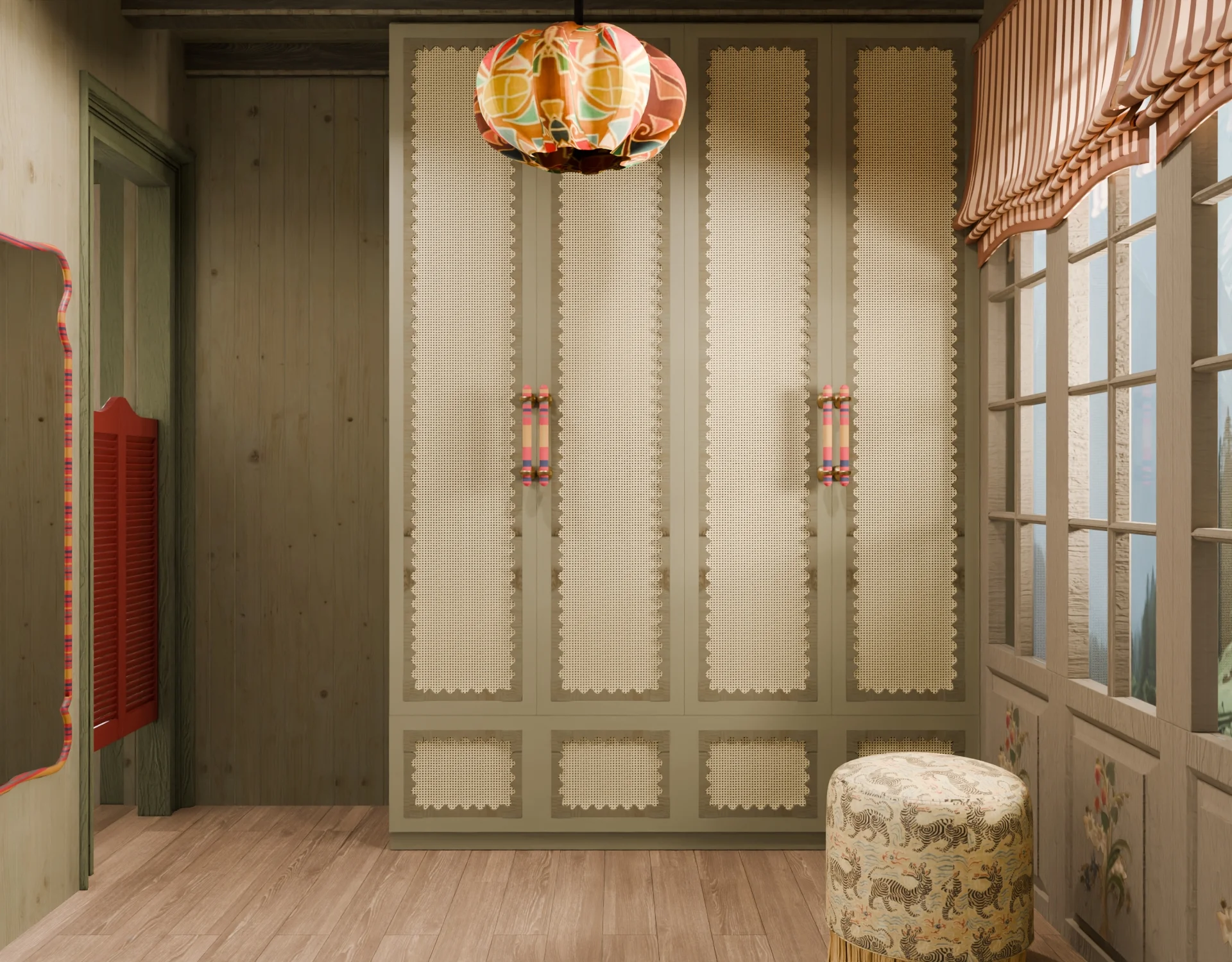 Walk-in Wardrobe Residential render