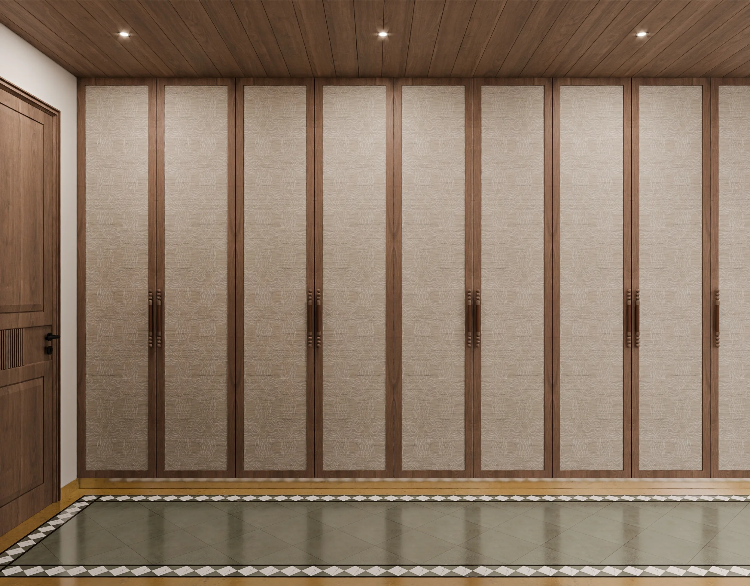 Walk-in Wardrobe Residential render